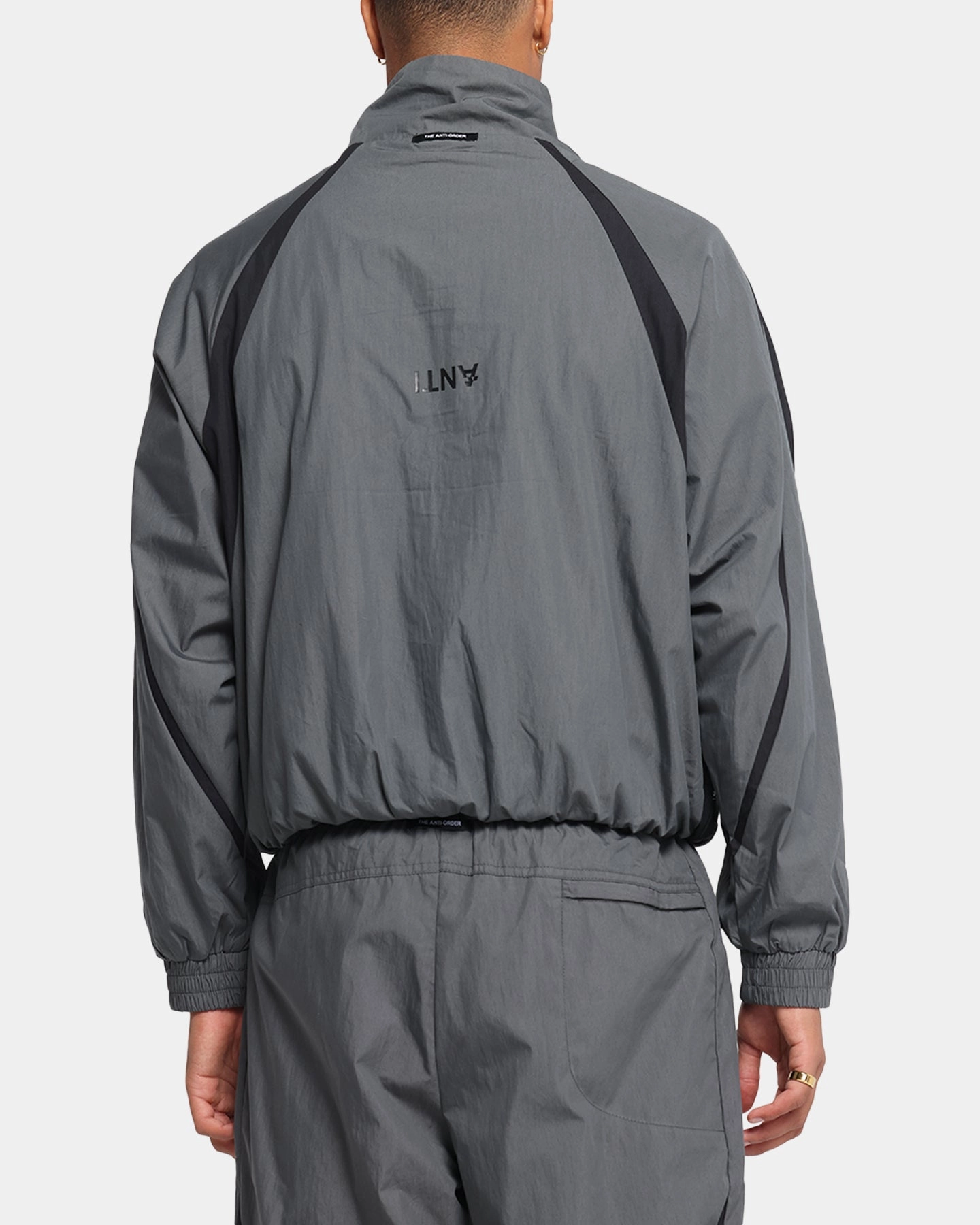 The Anti Order Acolyte Windbreaker Jacket Grey/Black Smart Wear office workers