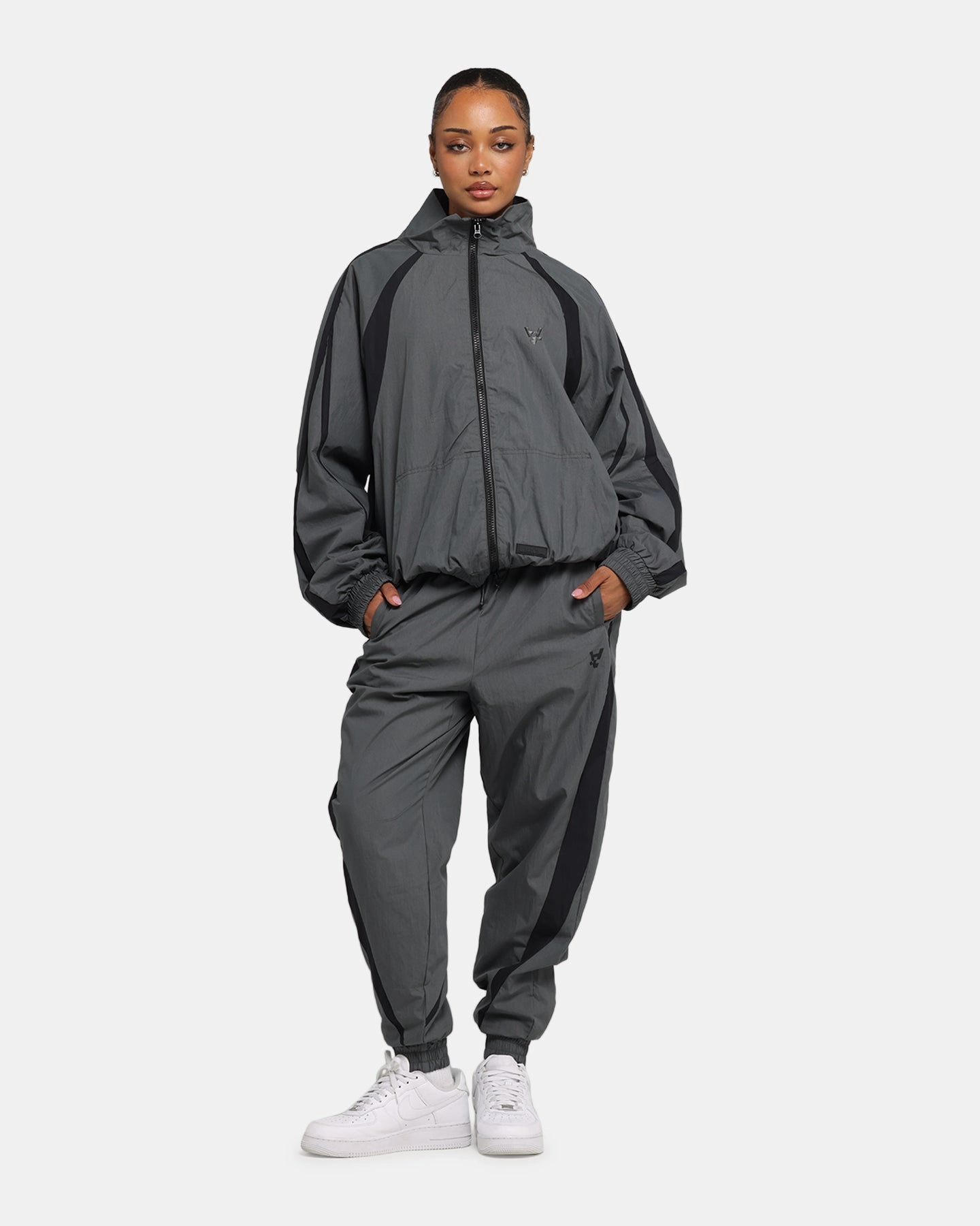 The Anti Order Acolyte Windbreaker Jacket Grey/Black Dry Touch Circumstance