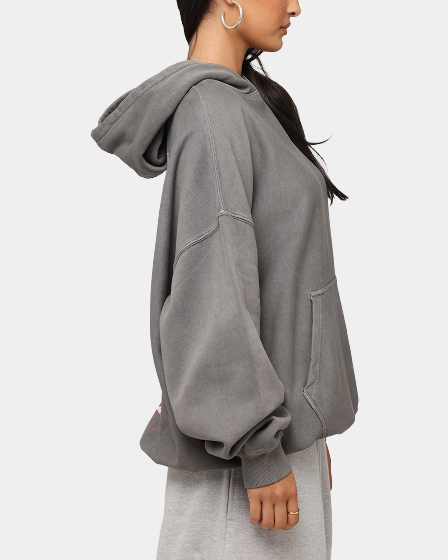 The Anti Order Agma Boxy Hoodie Washed Charcoal Charm