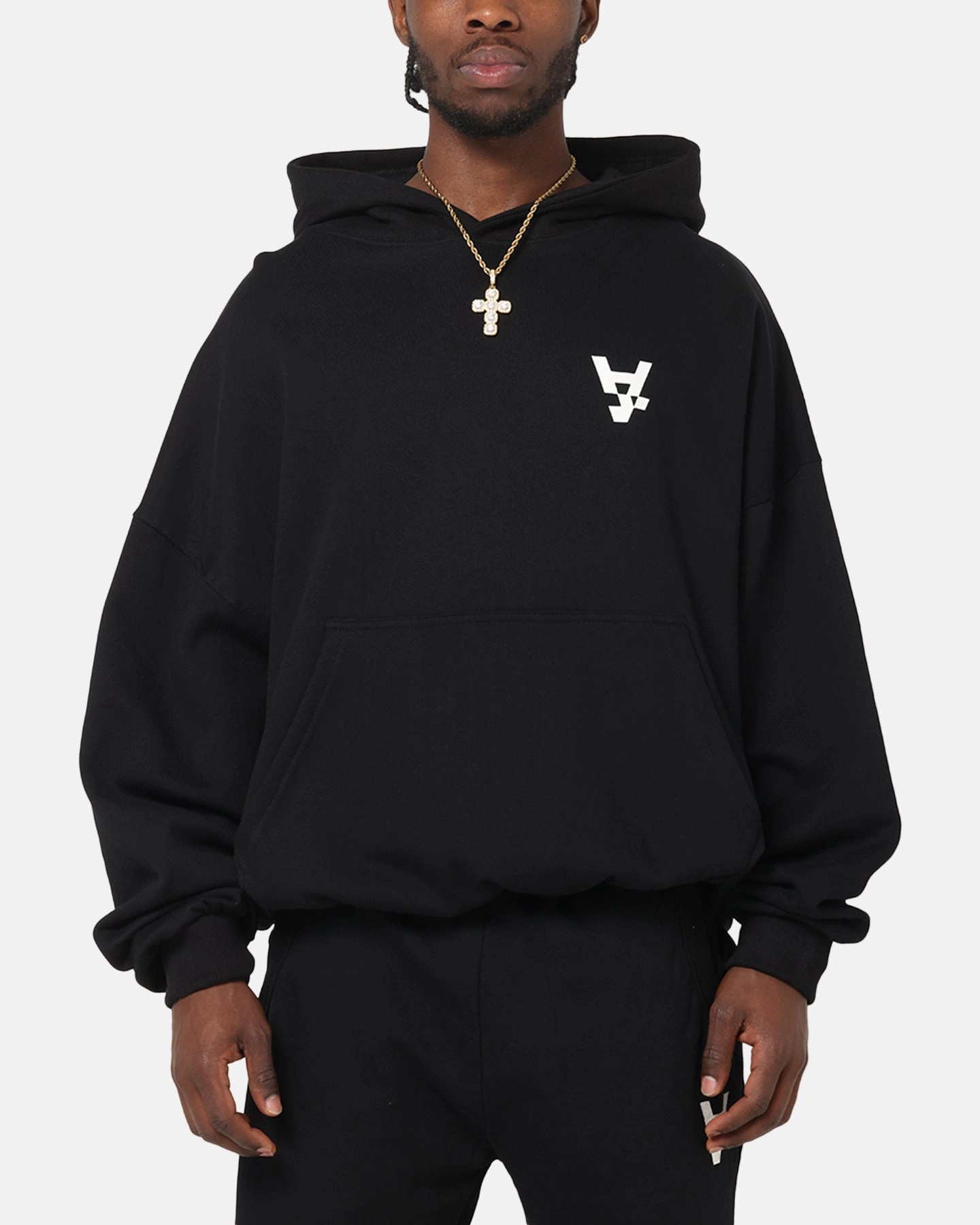 Water resistant coating Hare like The Anti Order Alpha Logo Hoodie Black
