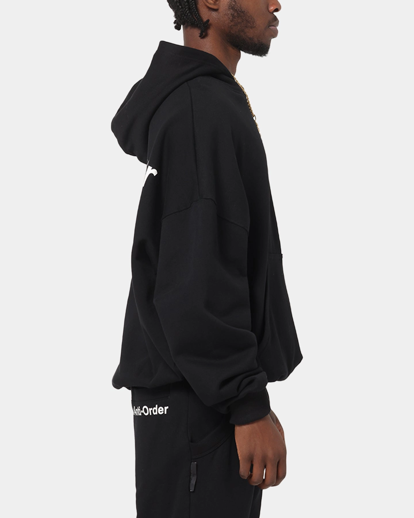 Bee like Athletic Tailoring The Anti Order Alpha Logo Hoodie Black