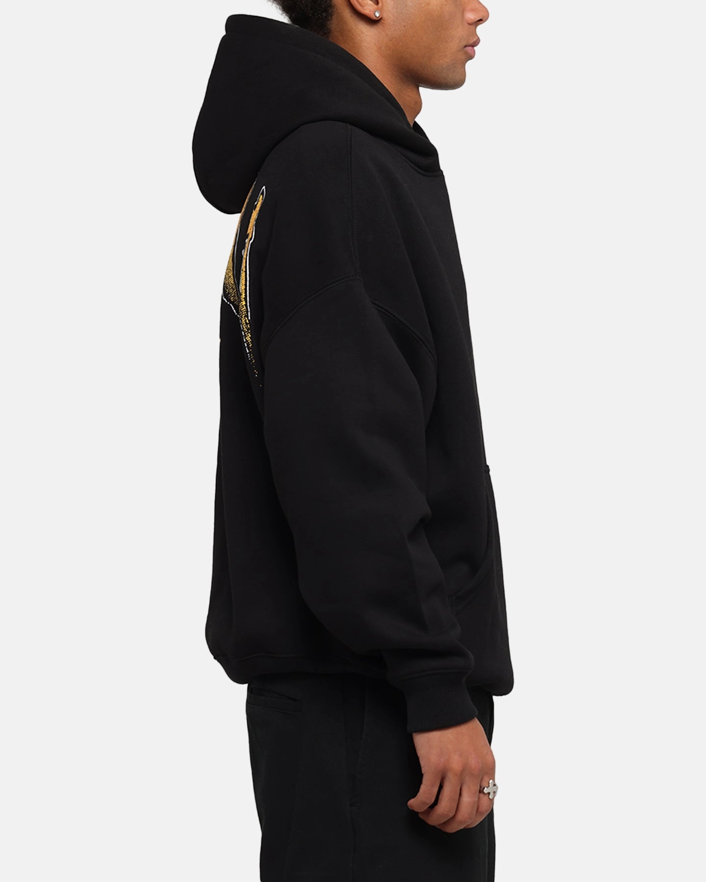 bus ride The Anti Order Anti Collegate Boxy Hoodie Black