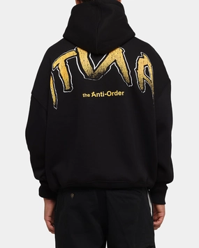 Swimming wear The Anti Order Anti Collegate Boxy Hoodie Black