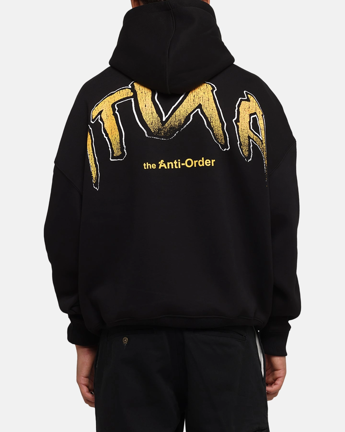 Swimming wear The Anti Order Anti Collegate Boxy Hoodie Black