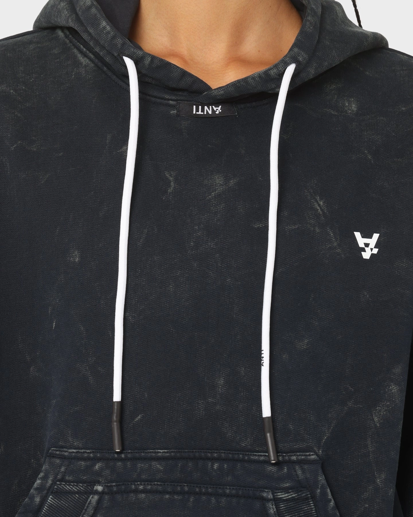 The Anti Order Anti Essential Hoodie Navy Crystal Age Picture