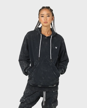 The Anti Order Anti Essential Hoodie Navy Crystal Perforated Details hunters