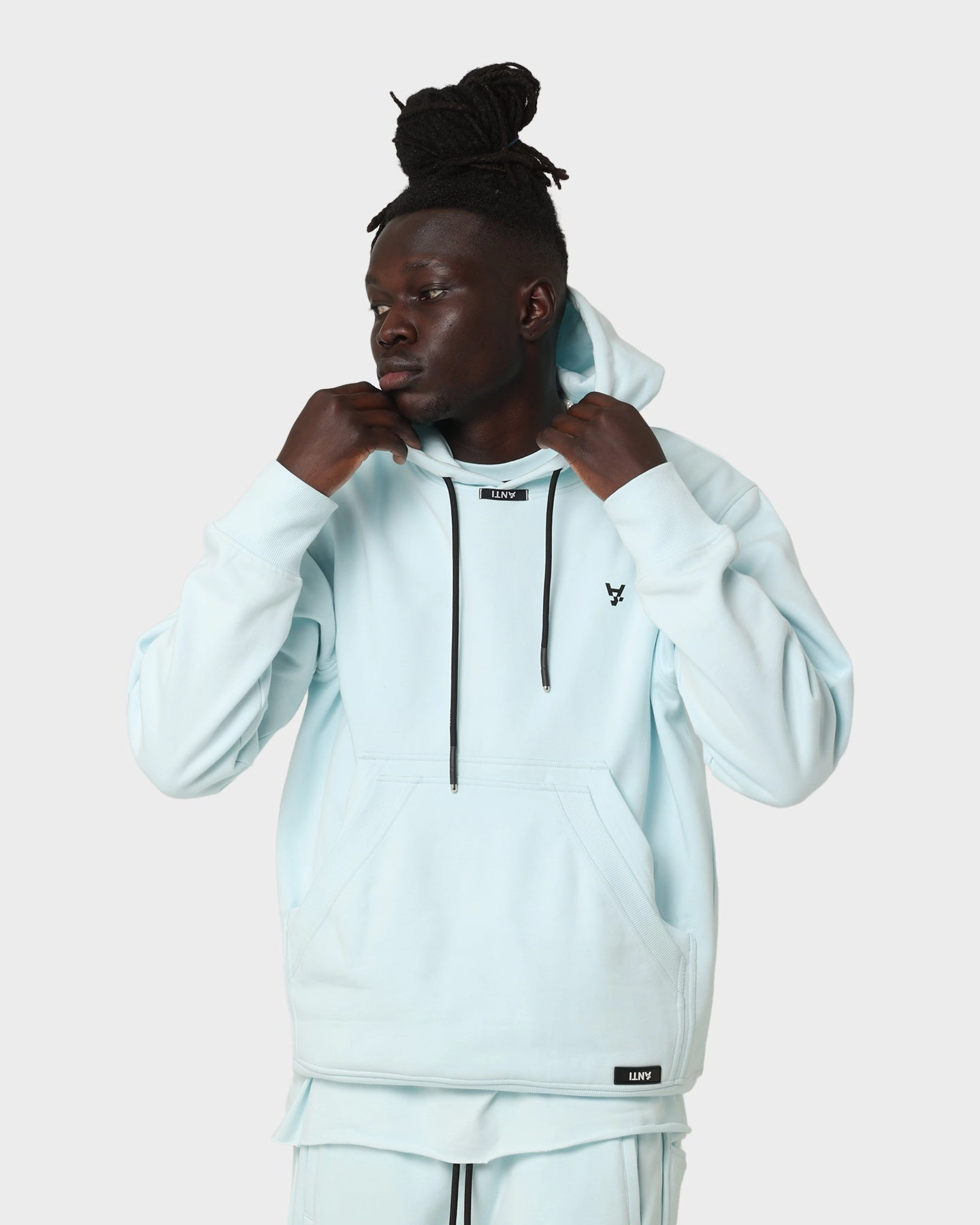 Rain Fit The Anti Order Anti Essential Hoodie Pastel Blue