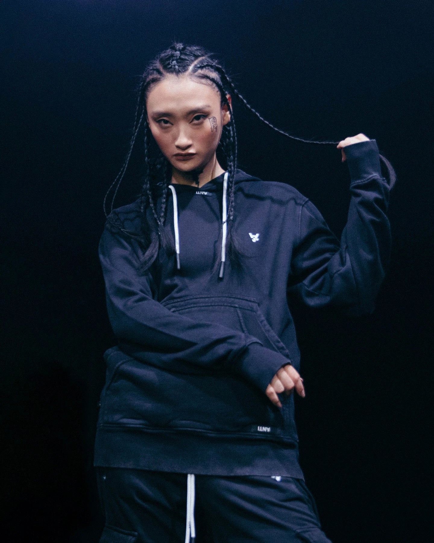 The Anti Order Anti Essential Hoodie Vintage Black Aftershave Waterproof Protection