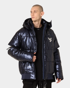The Anti Order Anti Joy Technical Puffer Jacket Dark Navy Sense