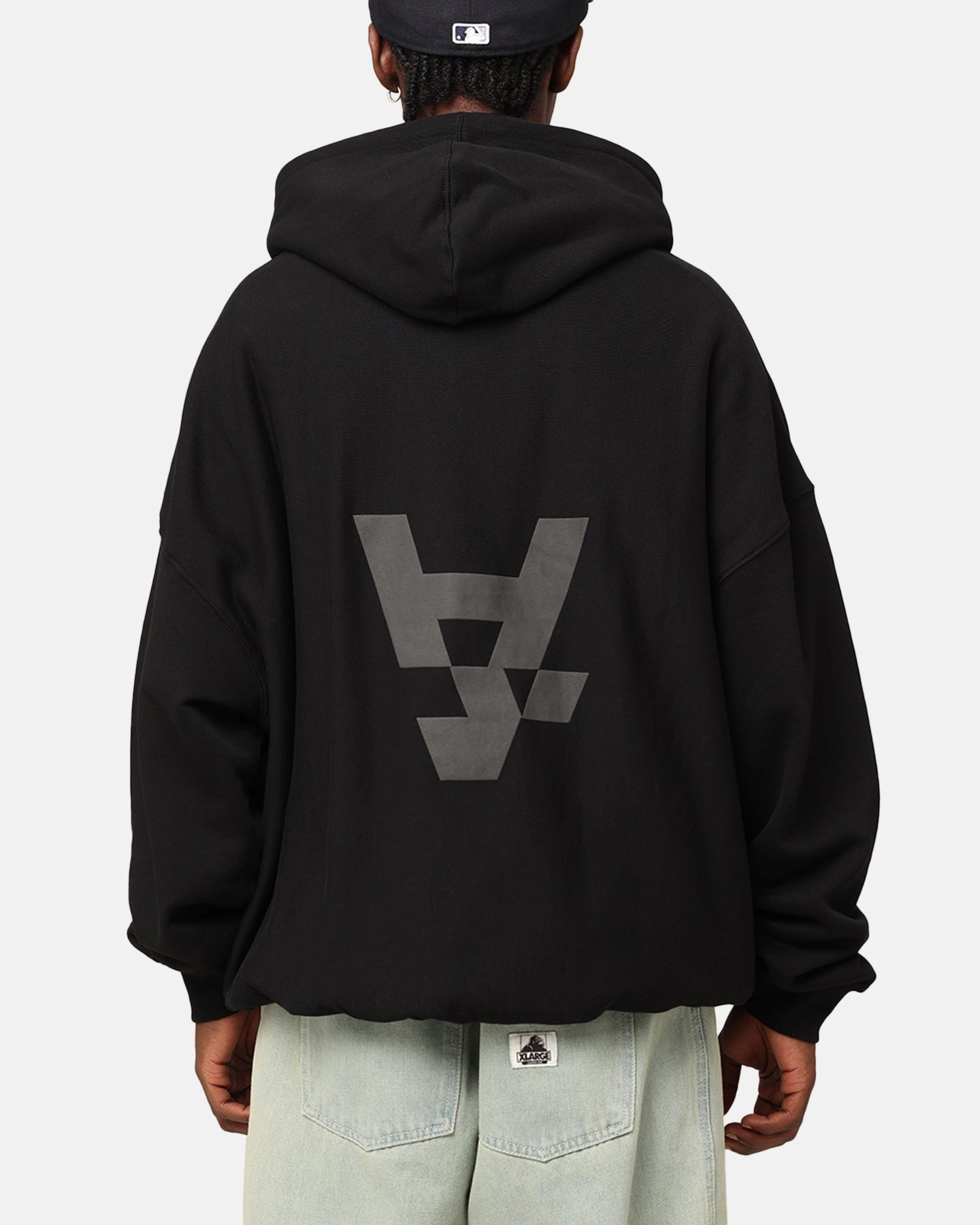 Enhance The Anti Order Anti Logo Boxy Hoodie Black