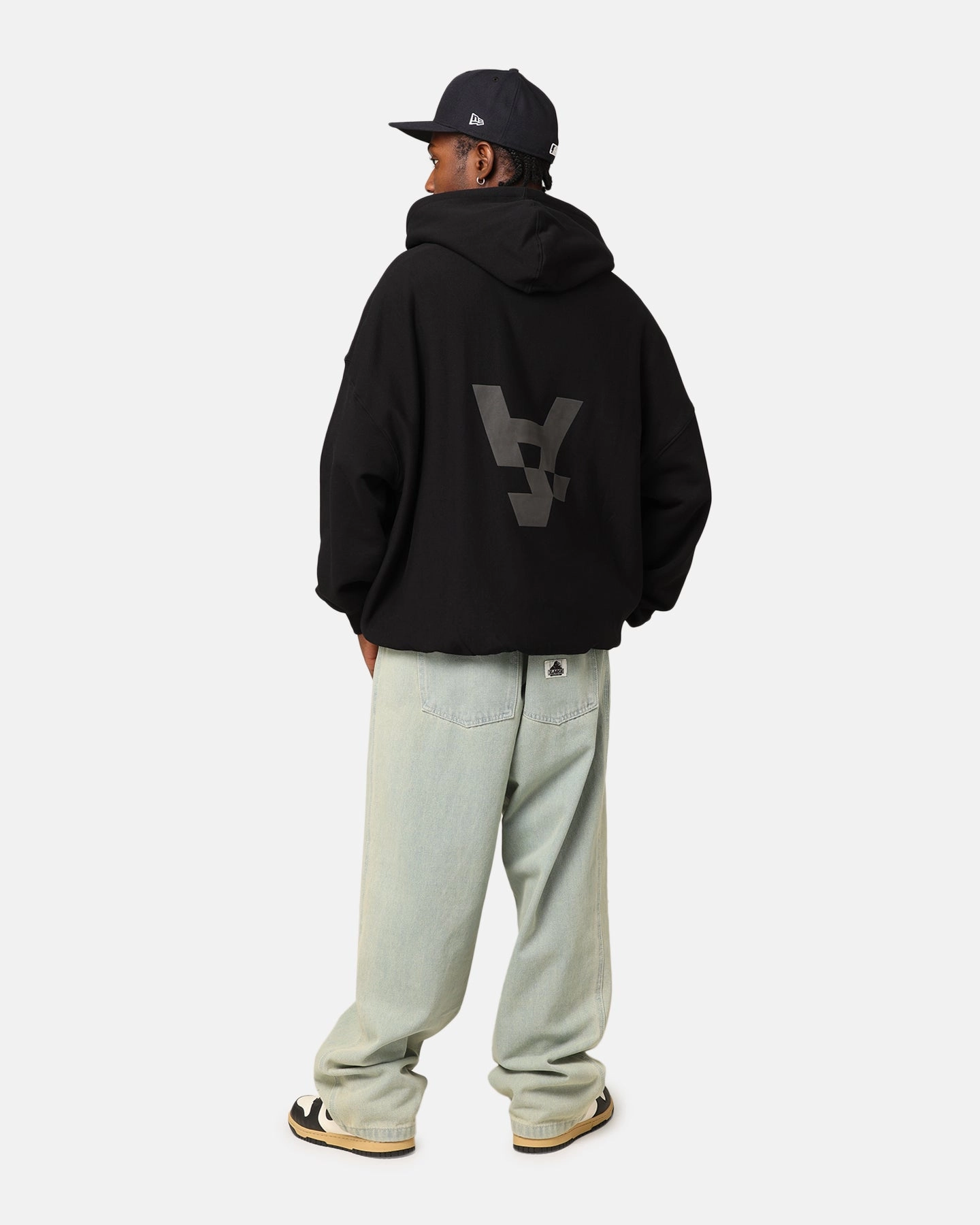 Supply The Anti Order Anti Logo Boxy Hoodie Black