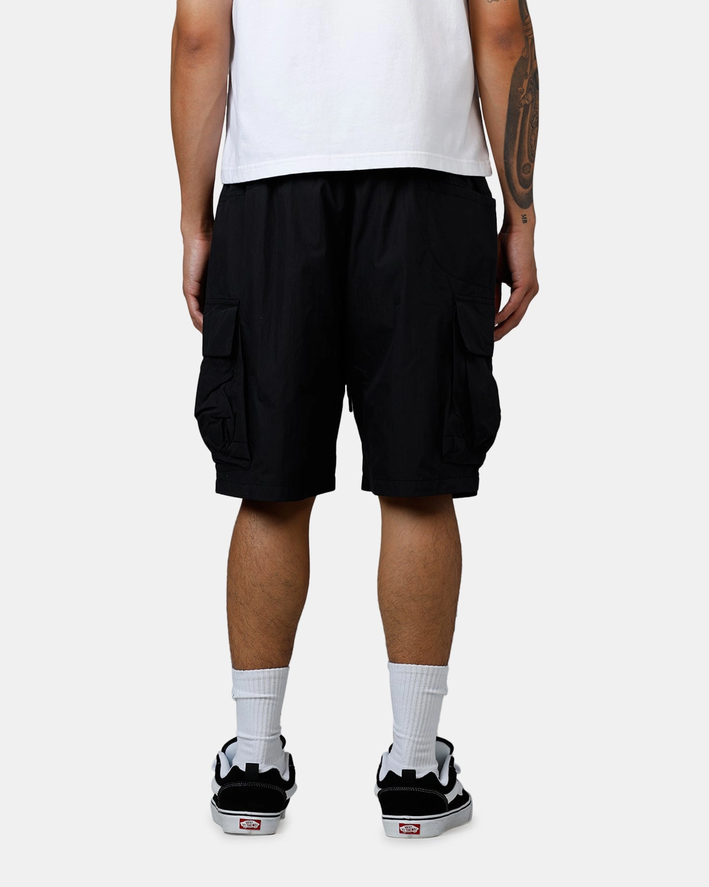 Sport Mood Preppy look The Anti Order Anti Military Cargo Shorts Black