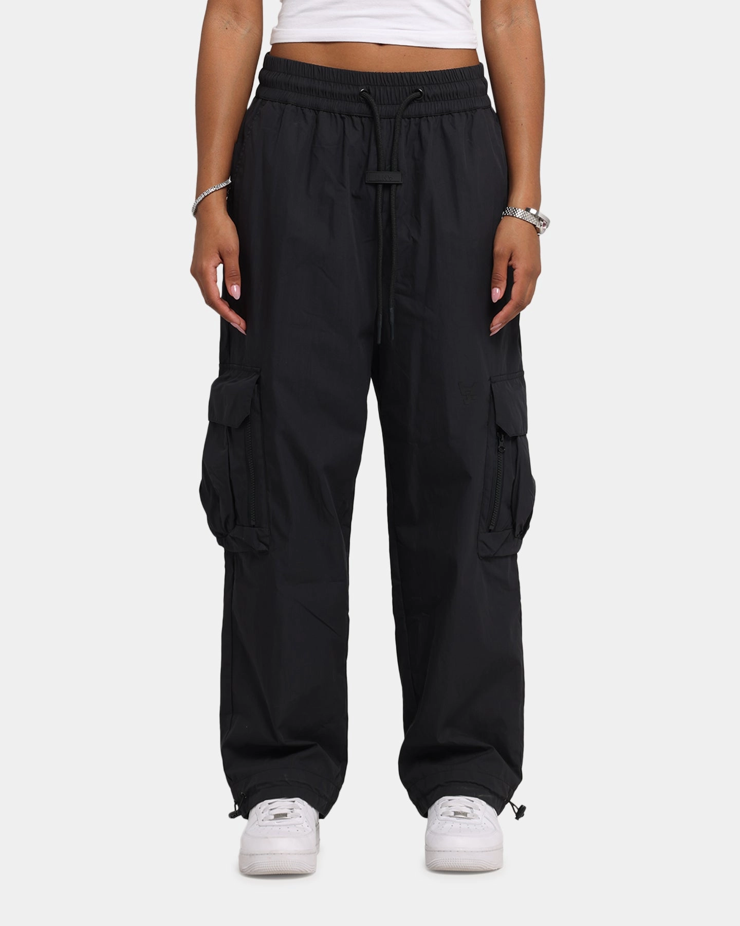 Casual Chic The Anti Order Anti Miltary Cargo Joggers Black