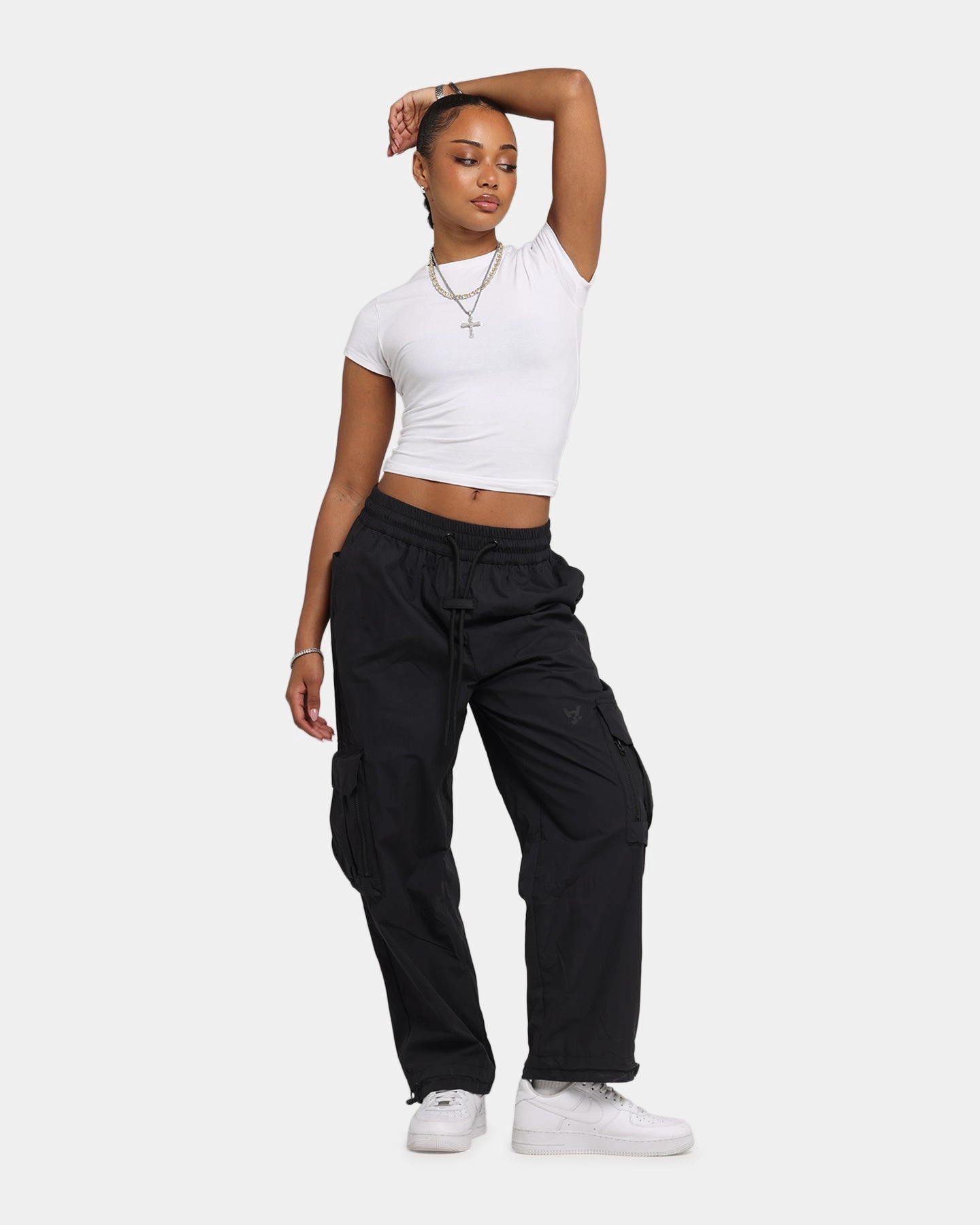 Relaxed Fit Design Modular Attachment The Anti Order Anti Miltary Cargo Joggers Black