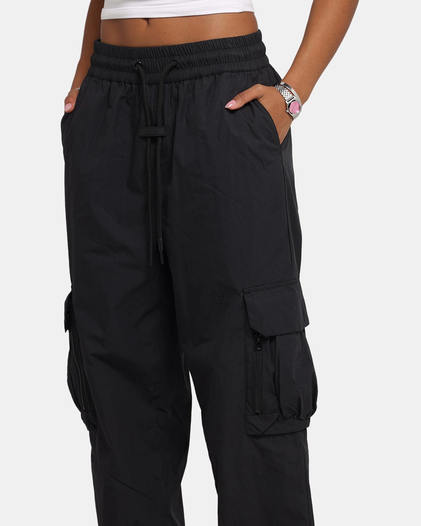 The Anti Order Anti Miltary Cargo Joggers Black HeatRegulatingLining Compression Fit