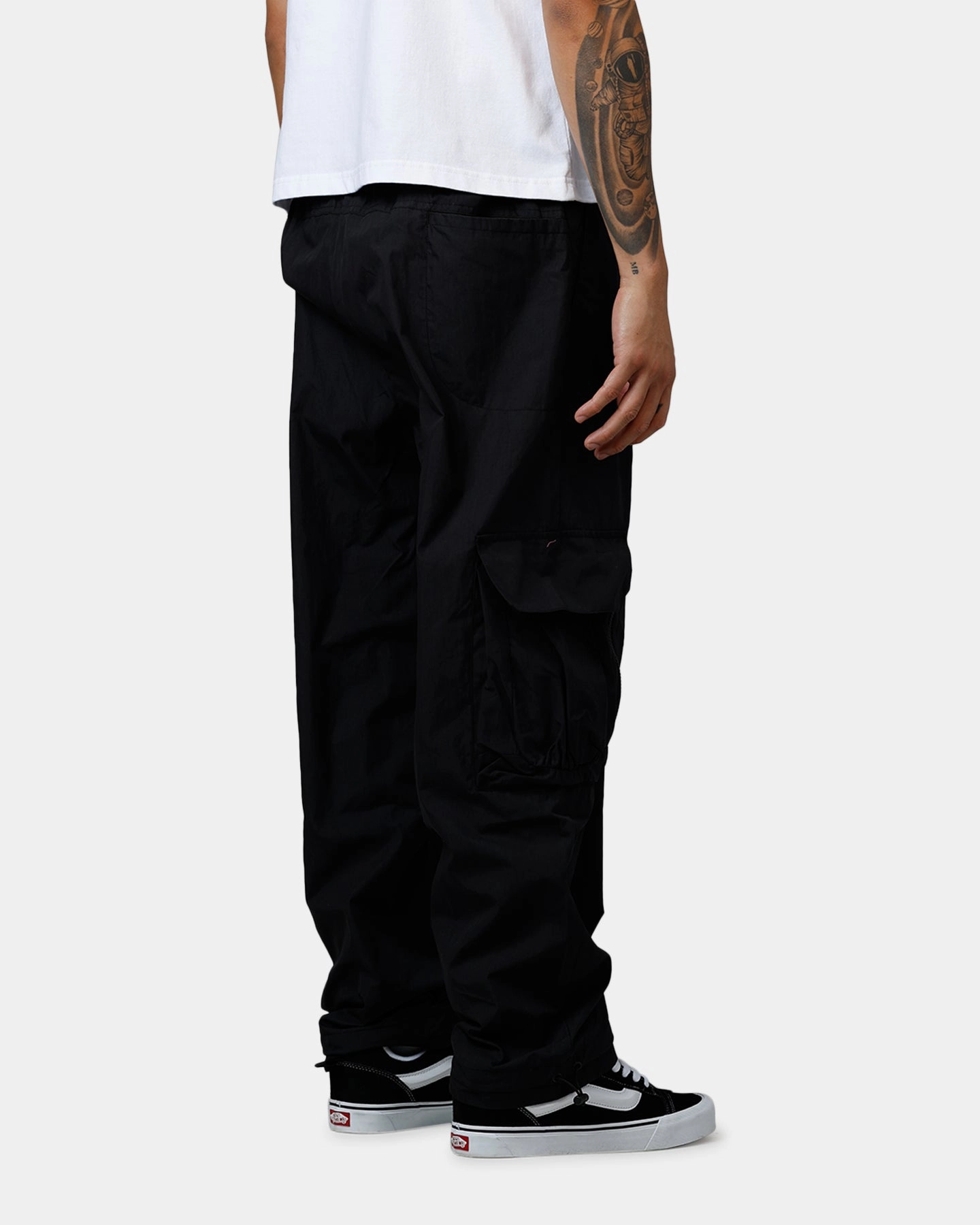 The Anti Order Anti Miltary Cargo Joggers Black Water resistant coating Easy Travel