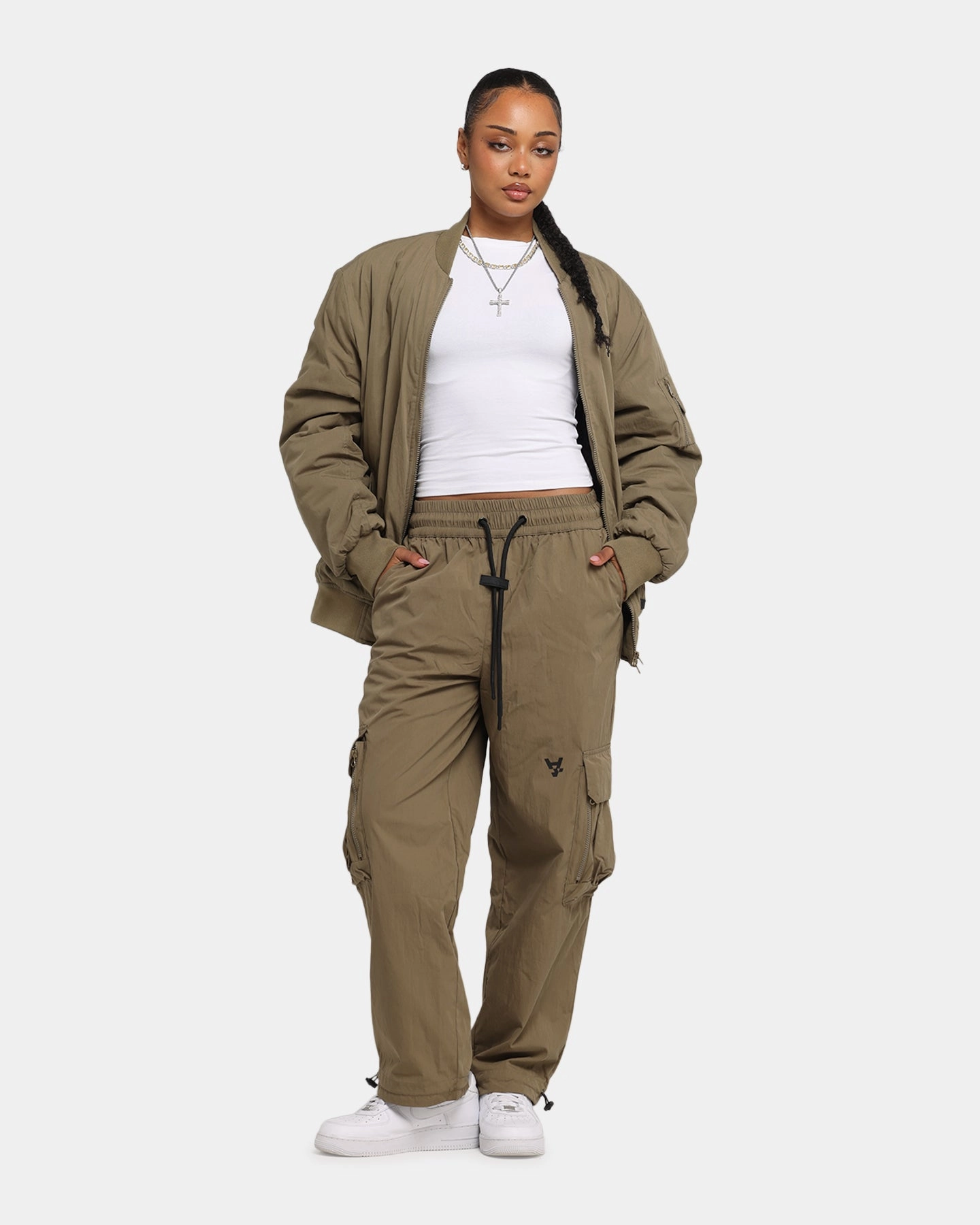 RegularFit Chilly Day Ready The Anti Order Anti Miltary Cargo Joggers Dark Taupe