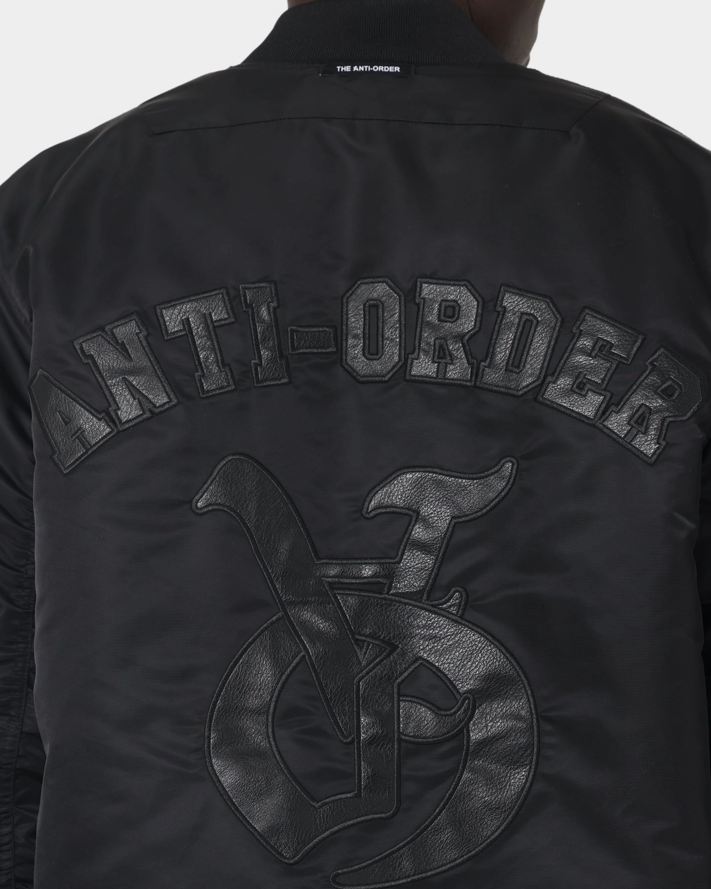 Daily Fit The Anti Order Antidote Oversized Bomber Jacket Black/Black