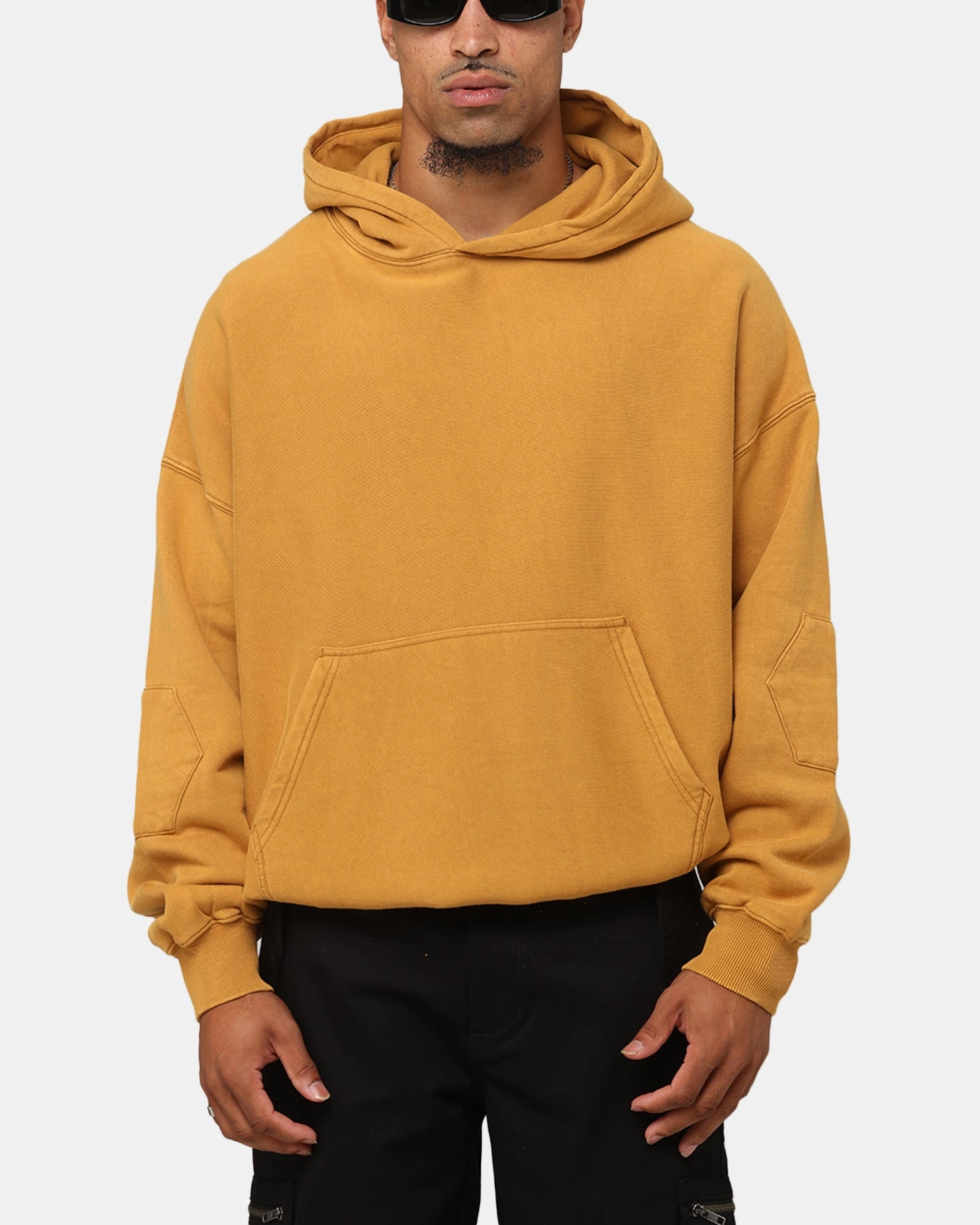 The Anti Order Architype Boxy Hoodie Mustard Method Indoor Use