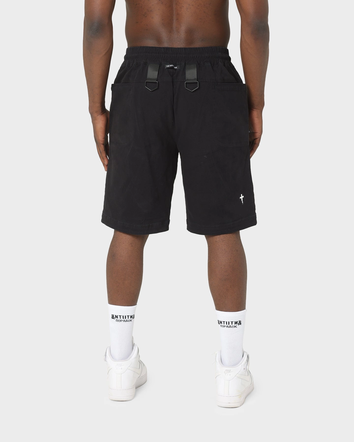 vacation look The Anti Order Centurion Cargo Shorts Black