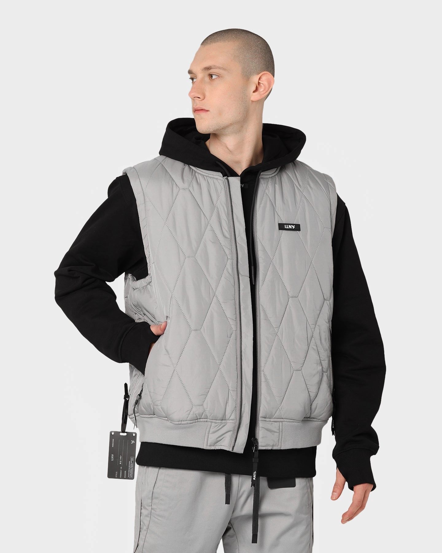 The Anti Order CHKDSK Tactical Vest Ice Grey Abrasion Resistant Edges