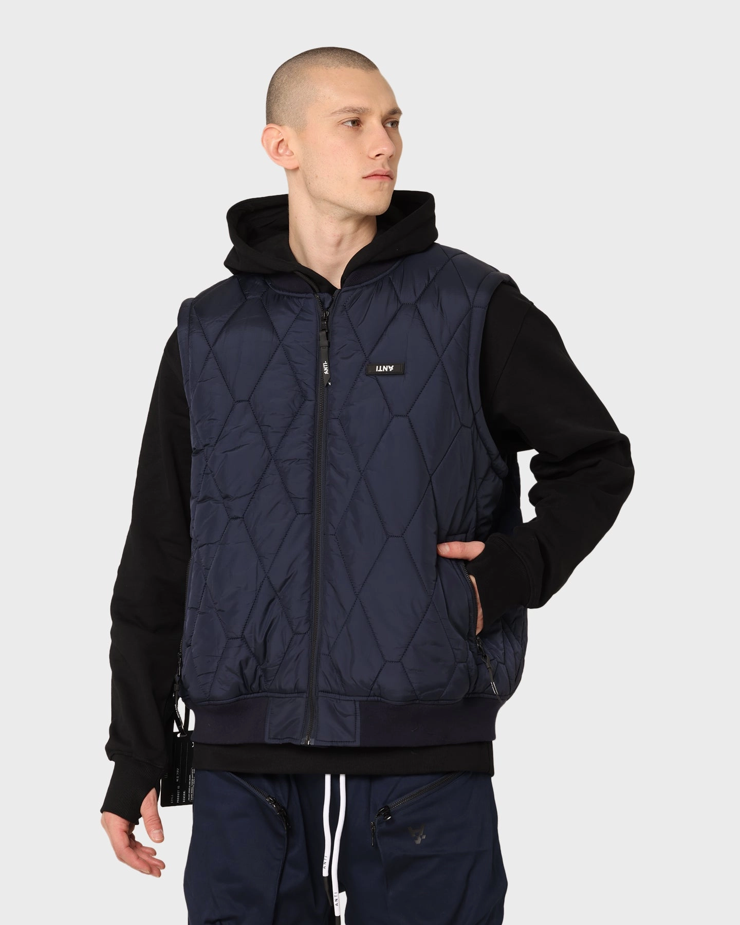 Durable Outer Layer Temperature Regulating The Anti Order CHKDSK Tactical Vest Navy