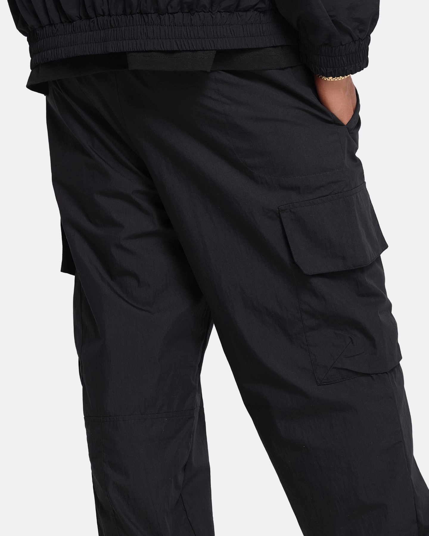 The Anti Order Component Utility Jogger Black Flex Foam Inserts Wide-leg cut