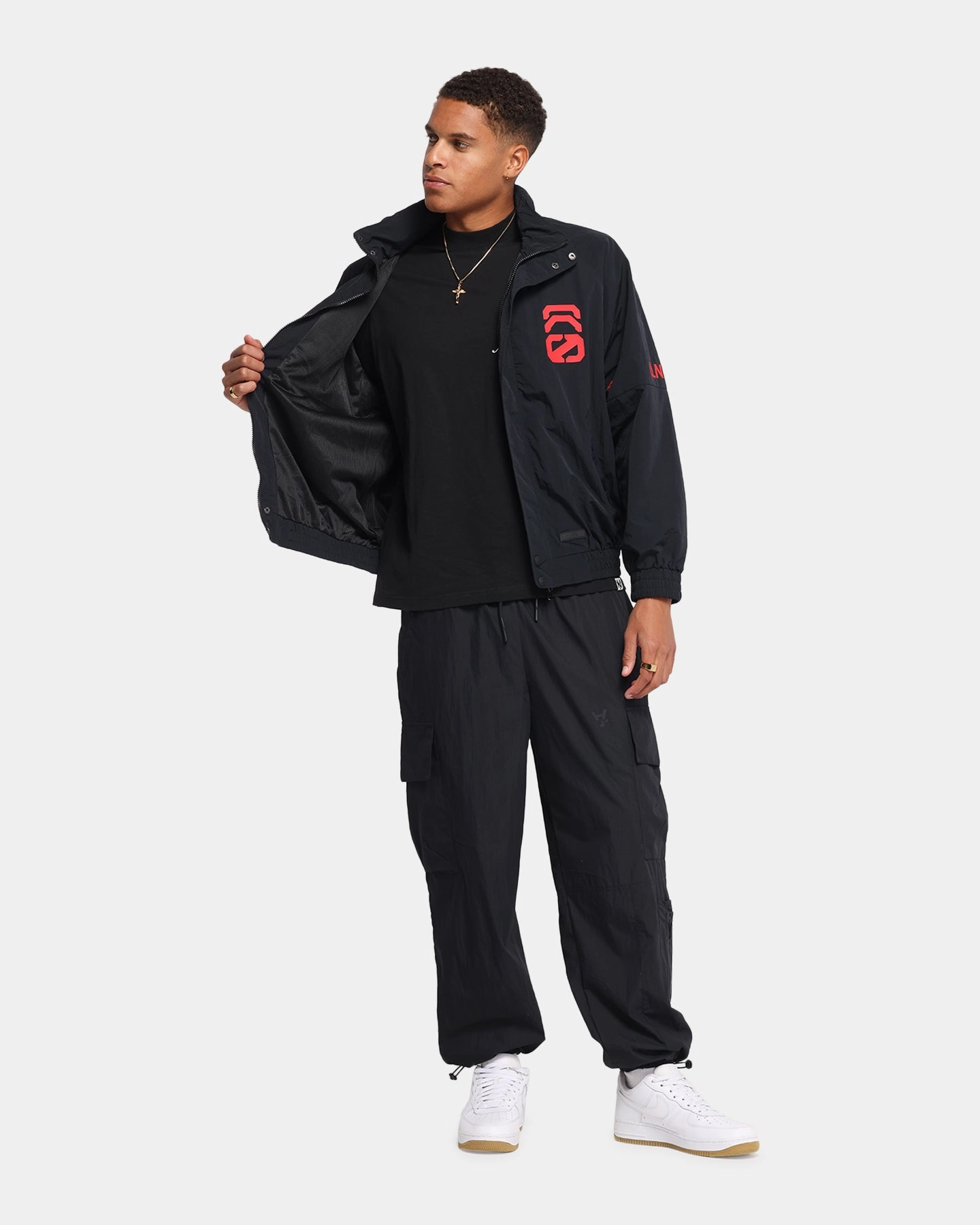 Raw edge City Vibe The Anti Order Component Utility Jogger Black