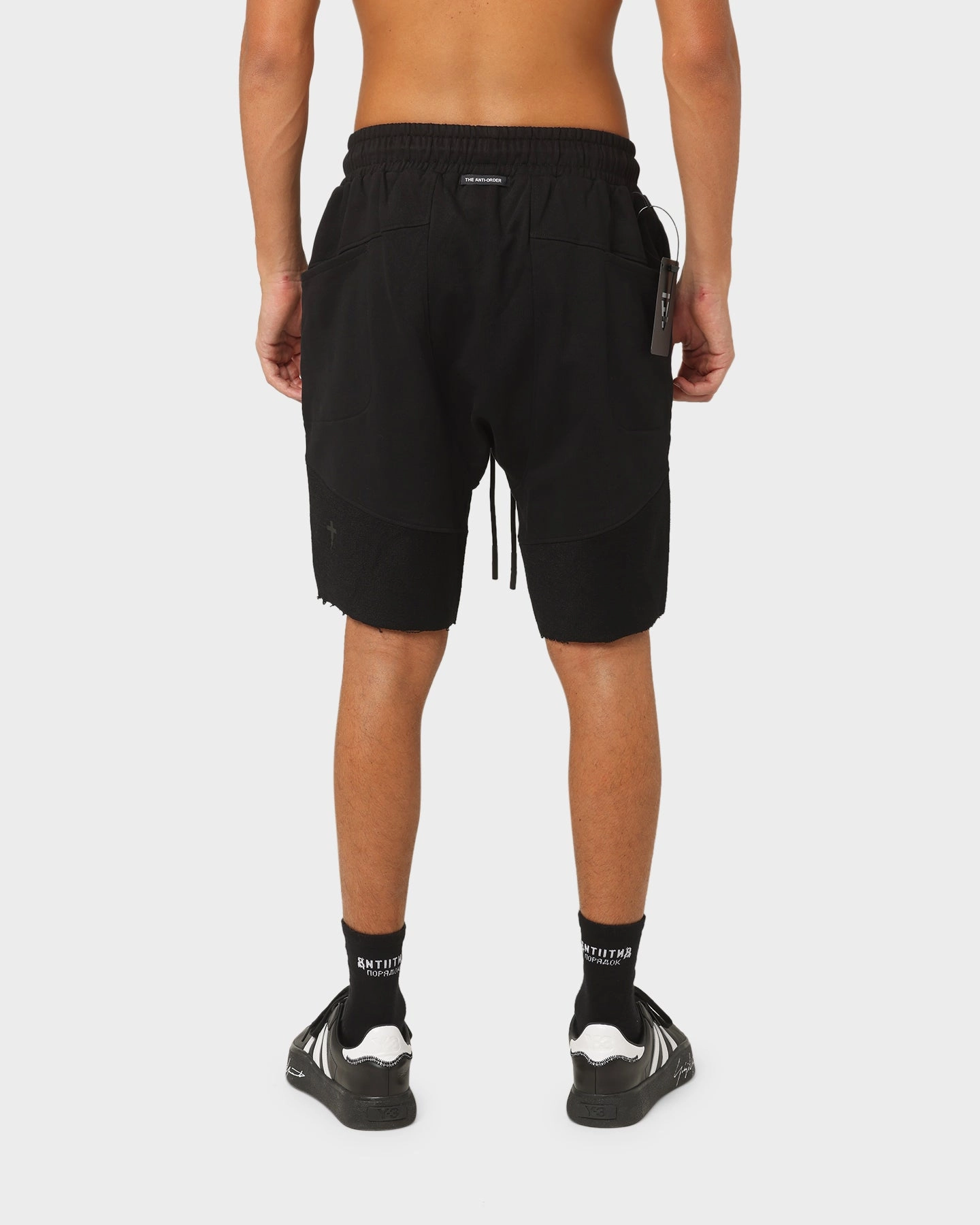 Sustainable The Anti Order Dead Sneaker Shorts Black