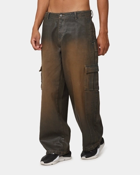 The Anti Order Deployed Parachute Pants Washed Green Double Stitched