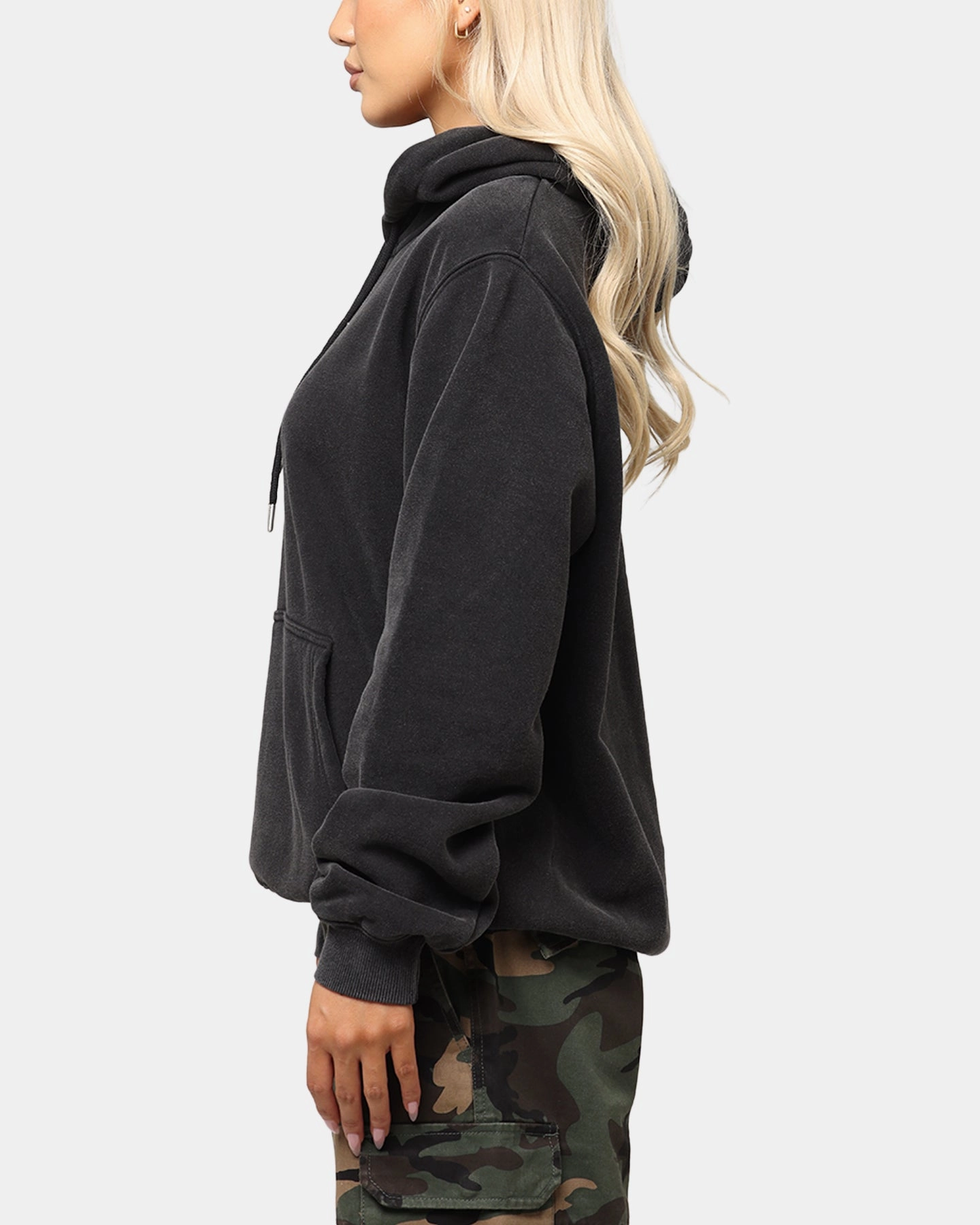 Belted Grant The Anti Order Dimension Boxy Hoodie Vintage Black