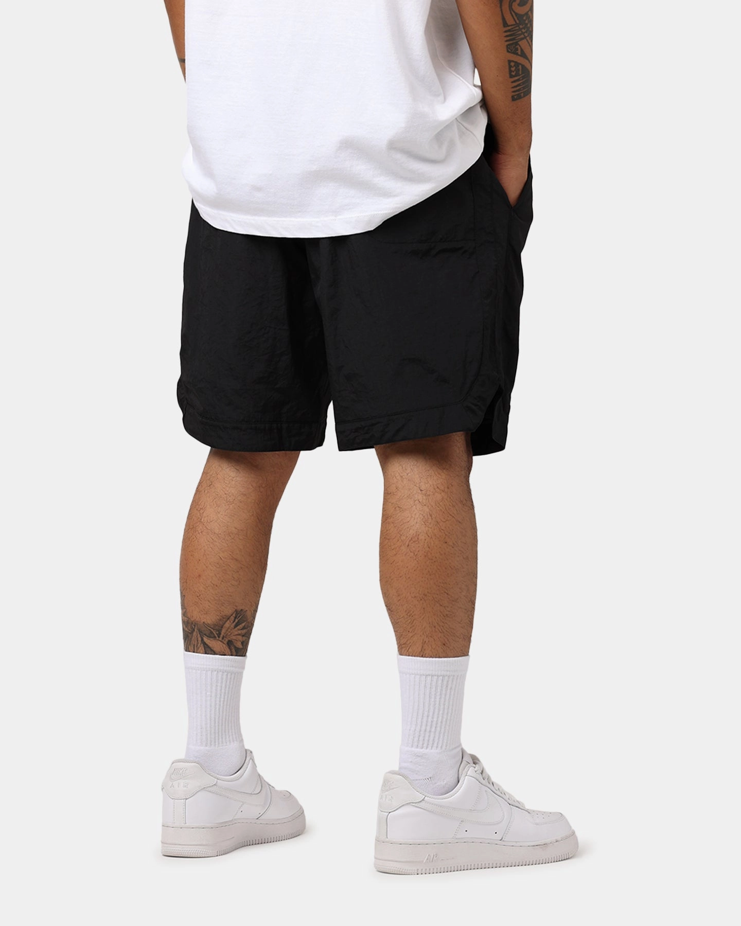 The Anti Order Eres Nylon Shorts Black/Grey Running Shorts Casual Fit