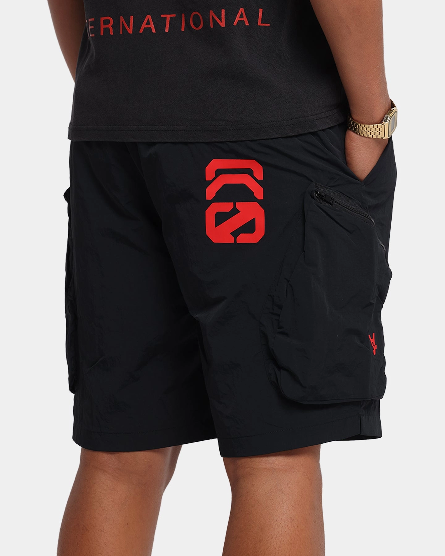 Effortless Look The Anti Order Faction Technical Shorts Black/Red
