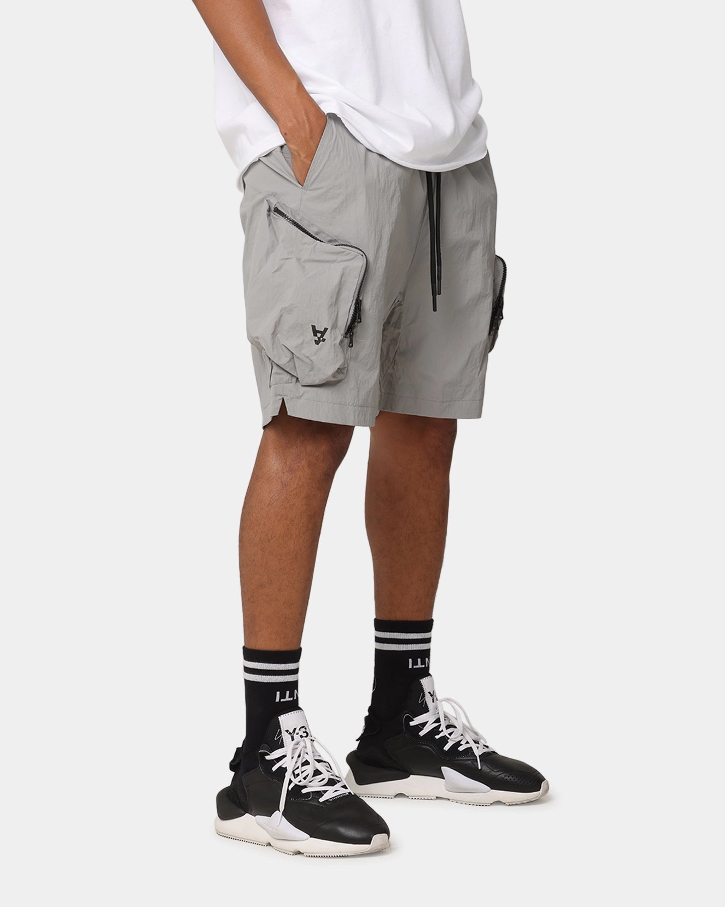 The Anti Order Faction Technical Shorts Gray Lightweight Weave