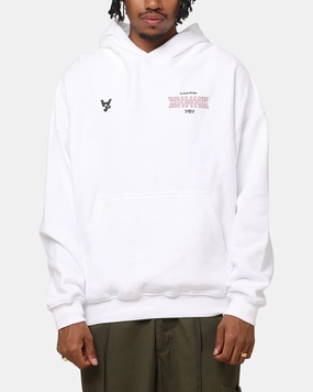 The Anti Order Freedom Boxy Hoodie White Georgette details