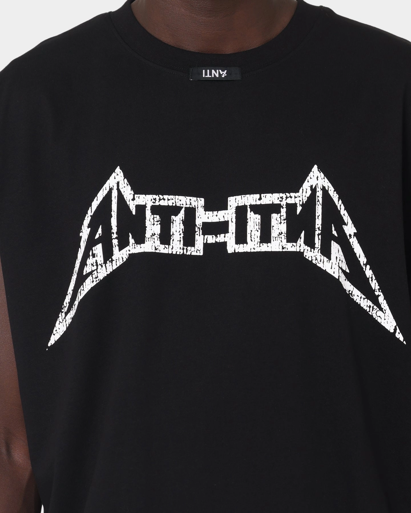 The Anti Order Heavy Metal Bat T-Shirt Black/White Stylish Look Cozy and Soft