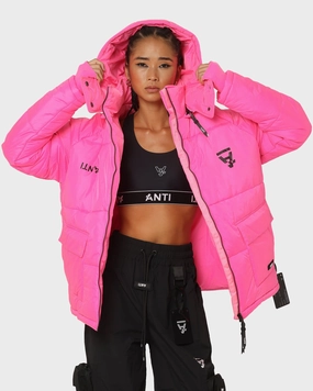 Recognize The Anti Order Hyphen ATD Puffer Jacket Lethal Pink