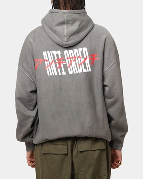 Urban appeal Sport Day The Anti Order Junya Boxy Hoodie Washed Charcoal