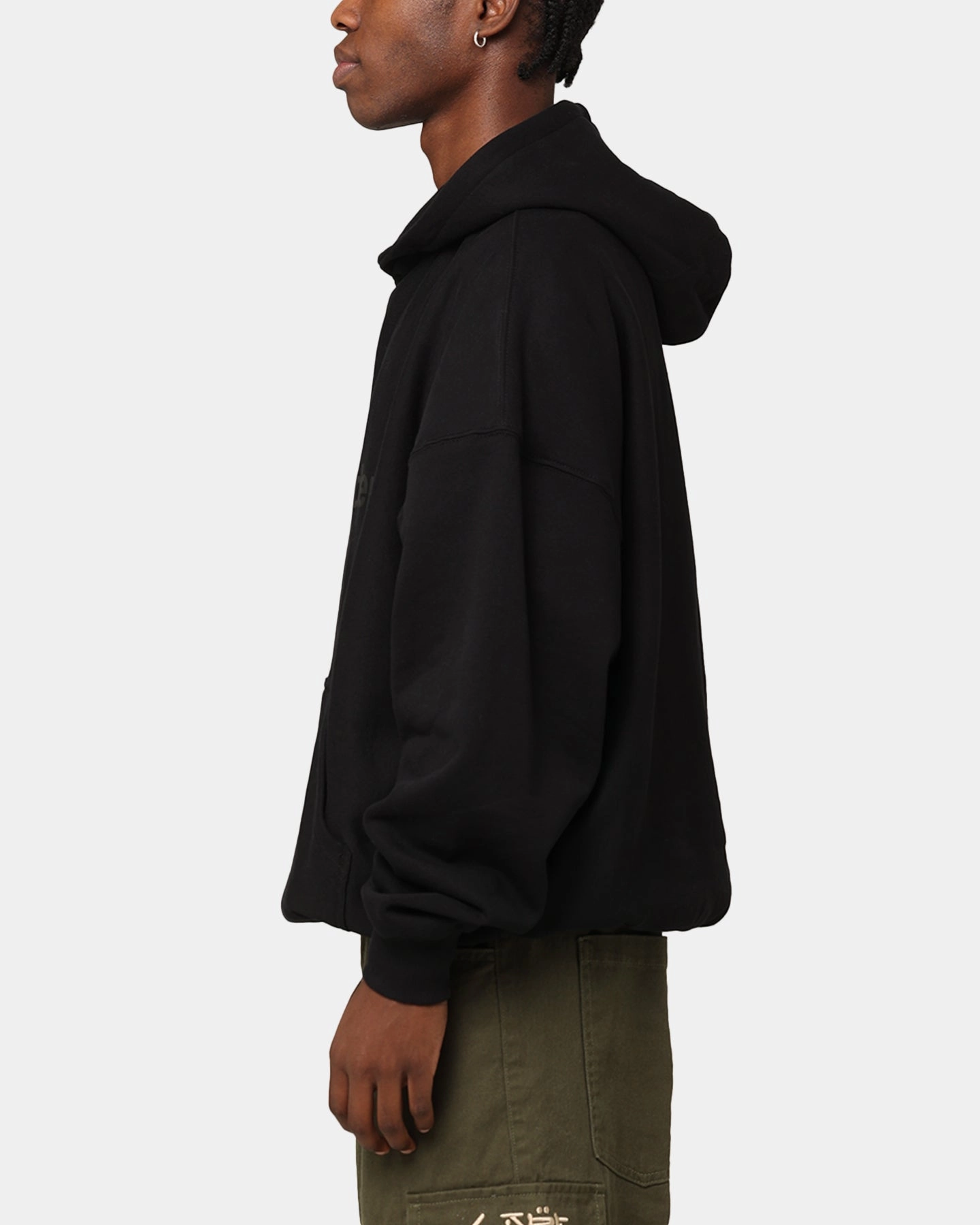 The Anti Order Logo Boxy Hoodie Black Articulated Elbows