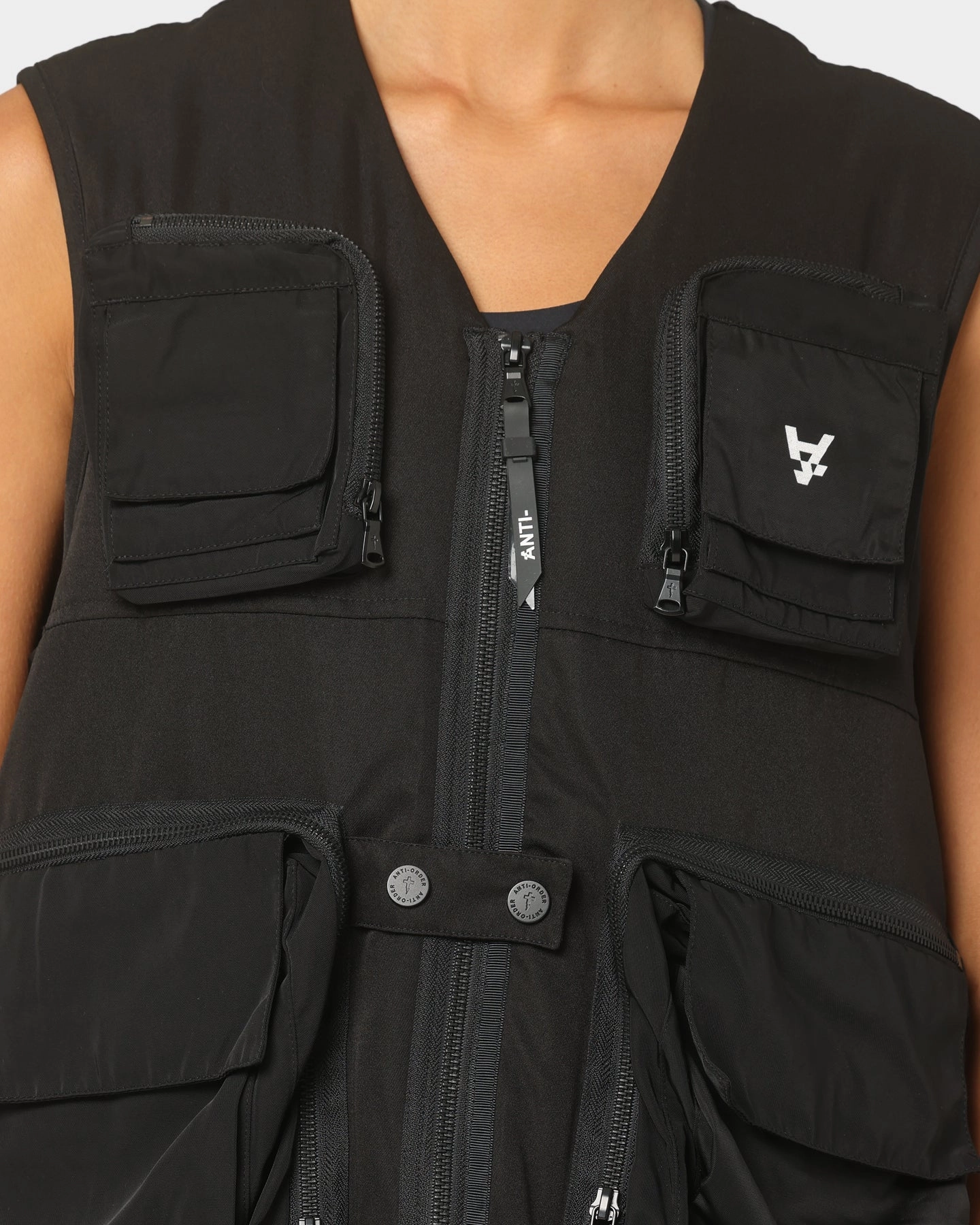 The Anti-Order Non-Military Vest Black/3M Classic Jacket