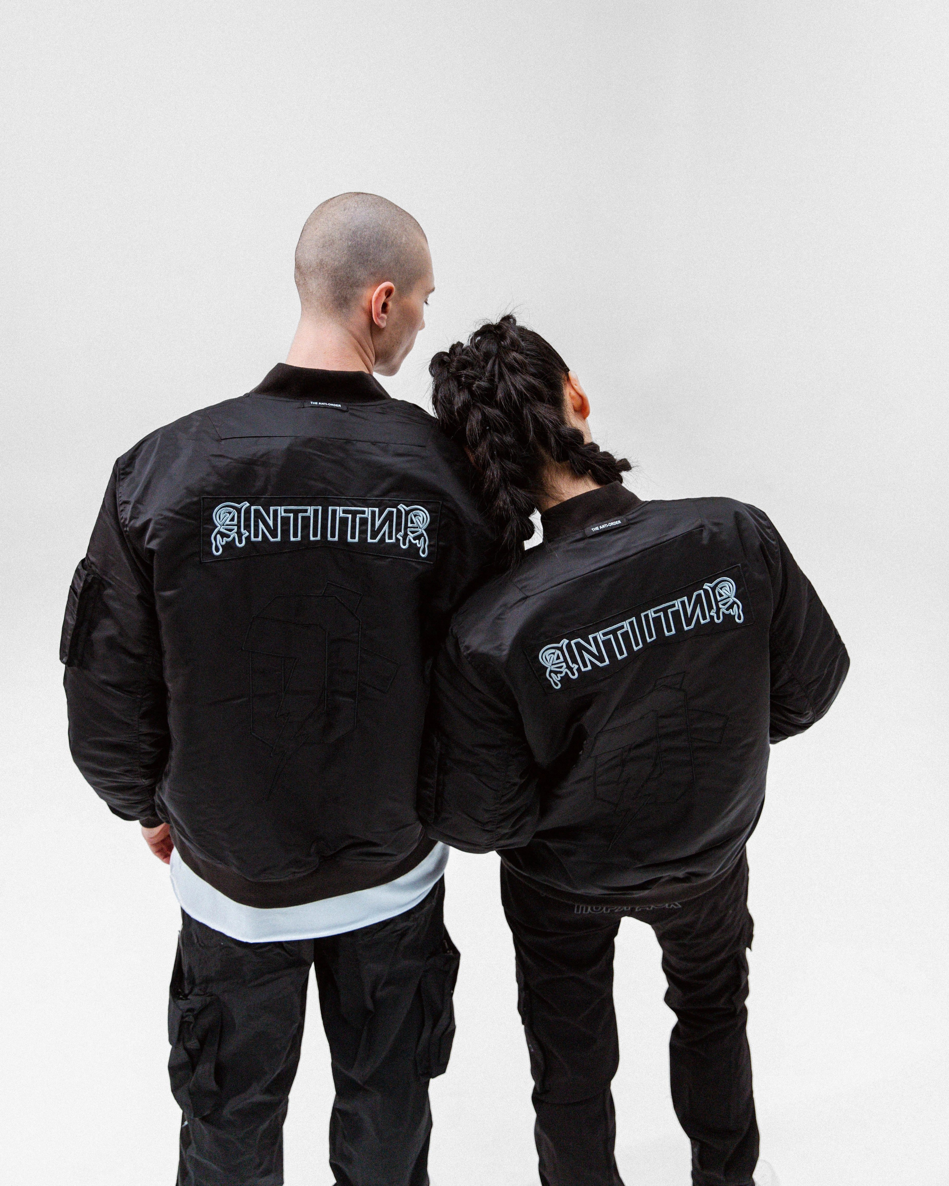 The Anti Order Oblivion Bomber Jacket Black suitable for advertising campaigns Impact
