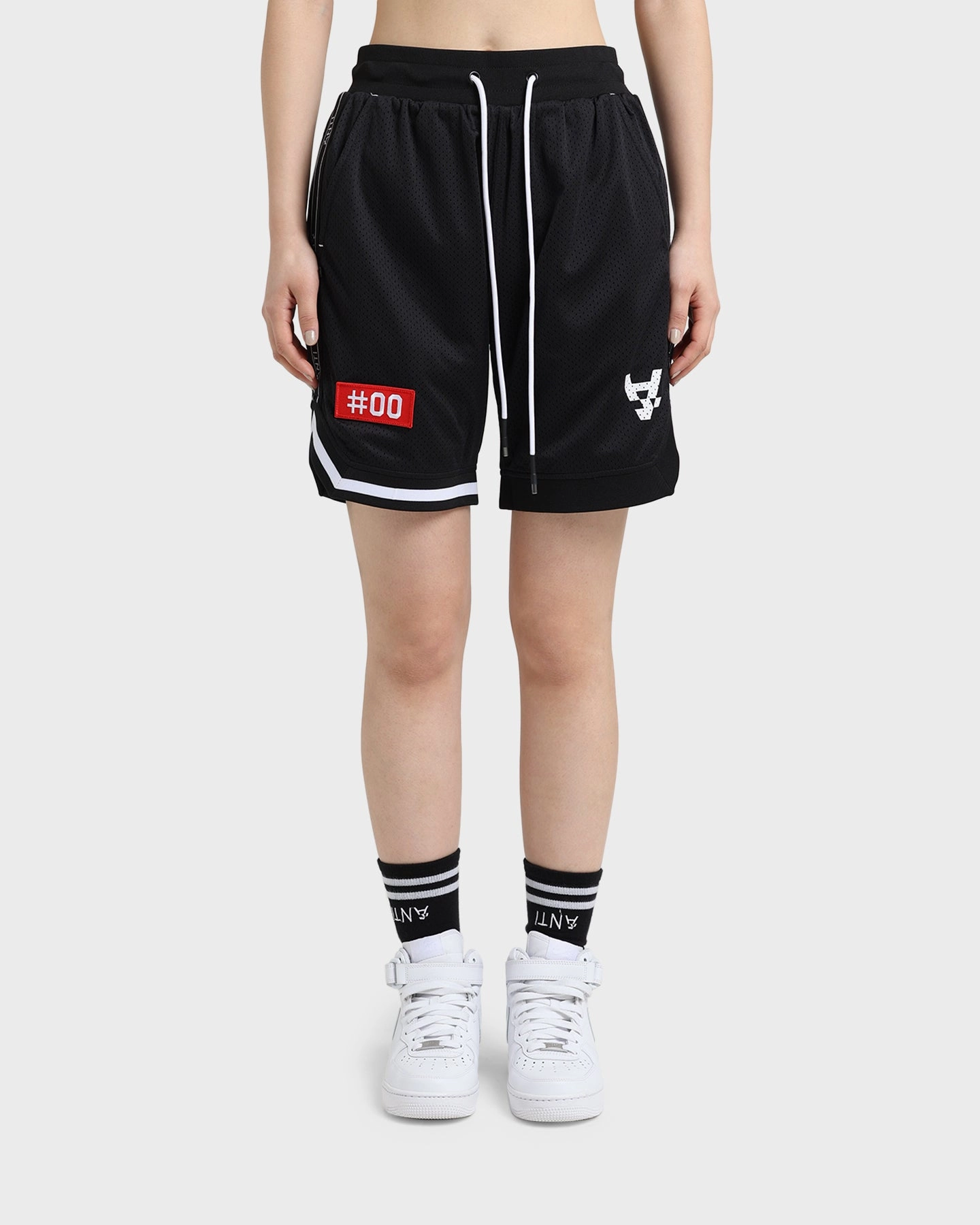 The Anti Order Off Season Basketball Shorts Black/White Soft Waist