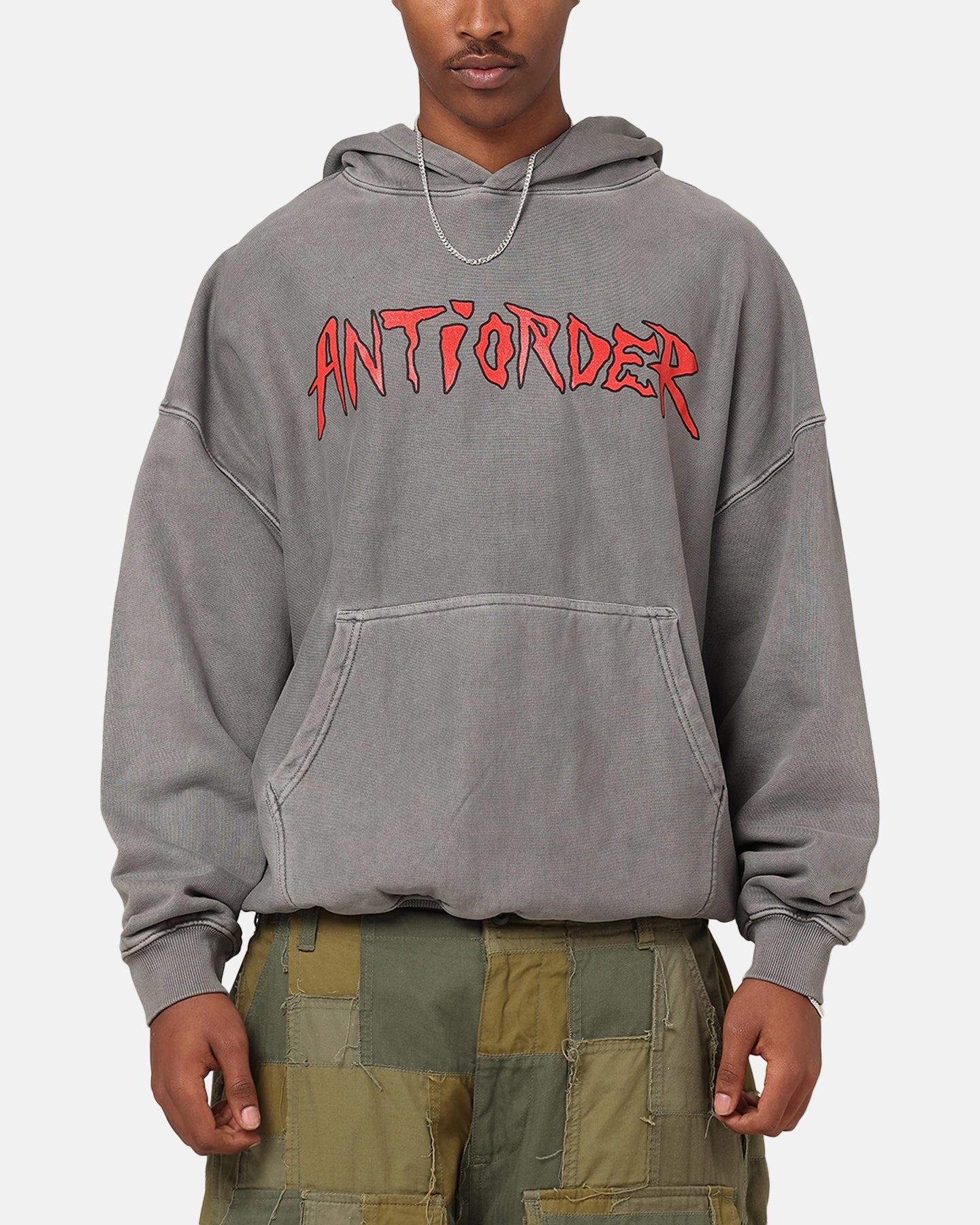 Everyday Comfort The Anti Order Pseudo Premium Hoodie Washed Charcoal