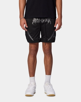 The Anti Order Sparta Mesh Basketball Shorts Black/Grey Zero Chafe Construction
