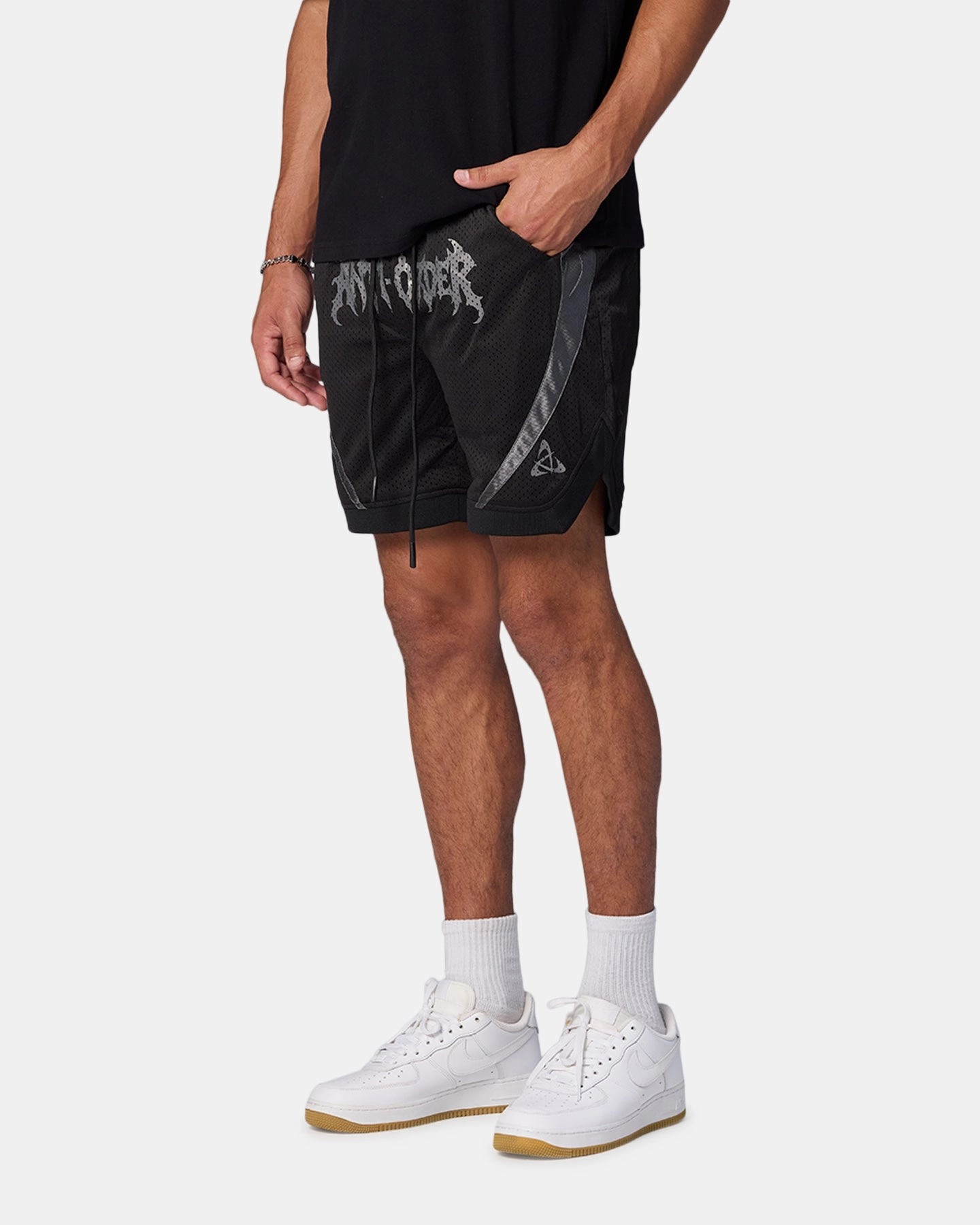 Daily Layer The Anti Order Sparta Mesh Basketball Shorts Black/Grey
