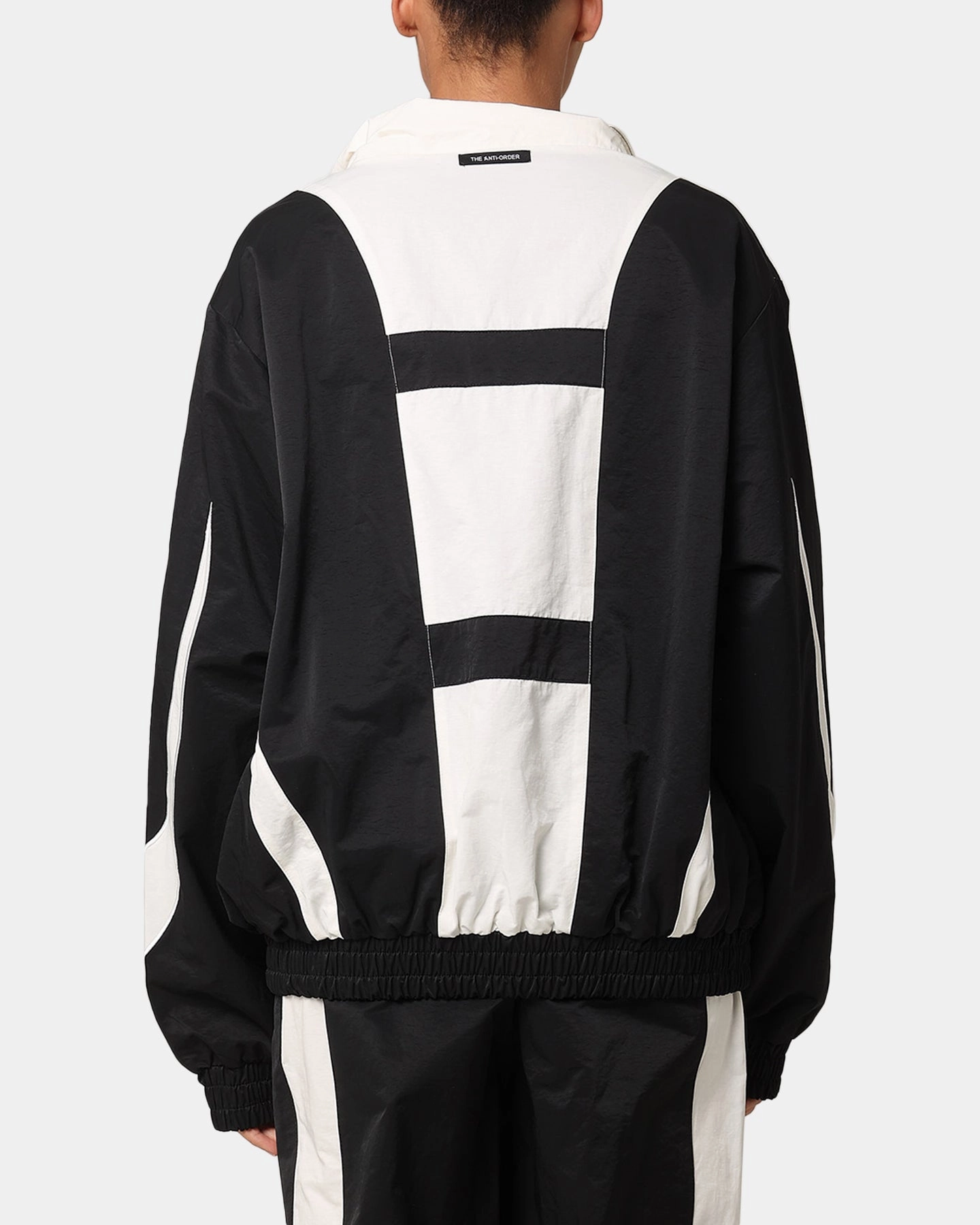 Smooth Finish The Anti Order Speed Windbreaker Jacket Black/Off White