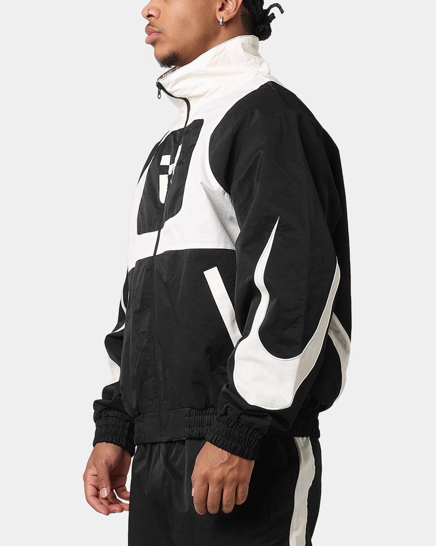 Weather resistant The Anti Order Speed Windbreaker Jacket Black/Off White