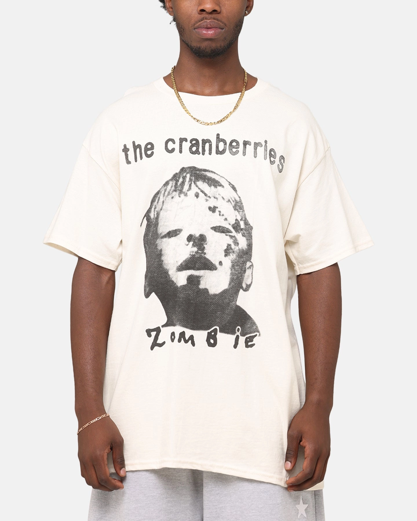 Seasonal Comfort The Cranberries Zombie Vintage T-Shirt Off White