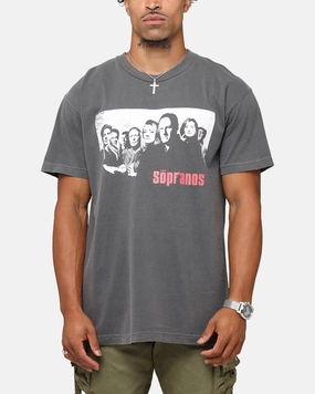 The Sopranos Post Established 1999 Vintage T-Shirt Faded Black Comfy Style