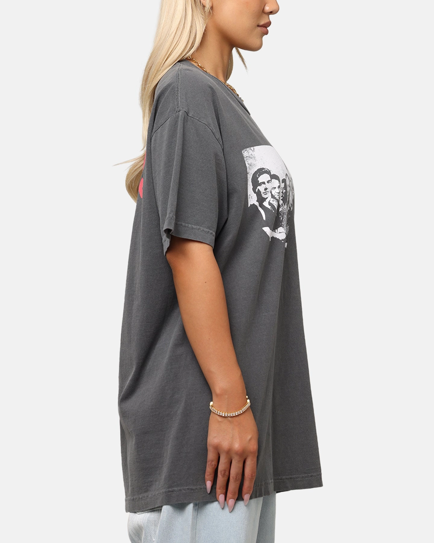 FadeResistant Coating The Sopranos Post Established 1999 Vintage T-Shirt Faded Black